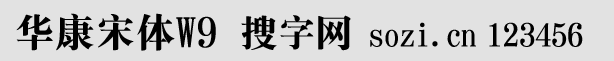 華康宋體W9-GB5