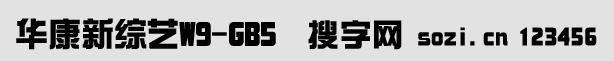 華康新綜藝體W9-GB5