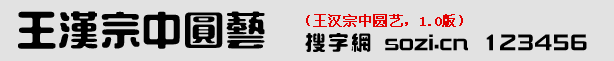 王漢宗中圓藝