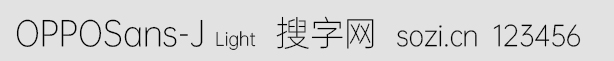 OPPOSans-J L字體
