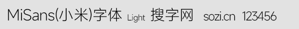 MiSans(С)w-Light